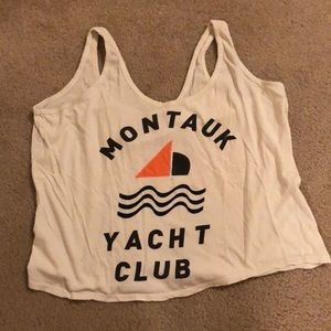 Flowy graphic tank top